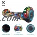Hoverboard Two-Wheel Self Balancing Electric Scooter 6.5" UL 2272 Certified, Print Coating with LED Light (Candy Land)   